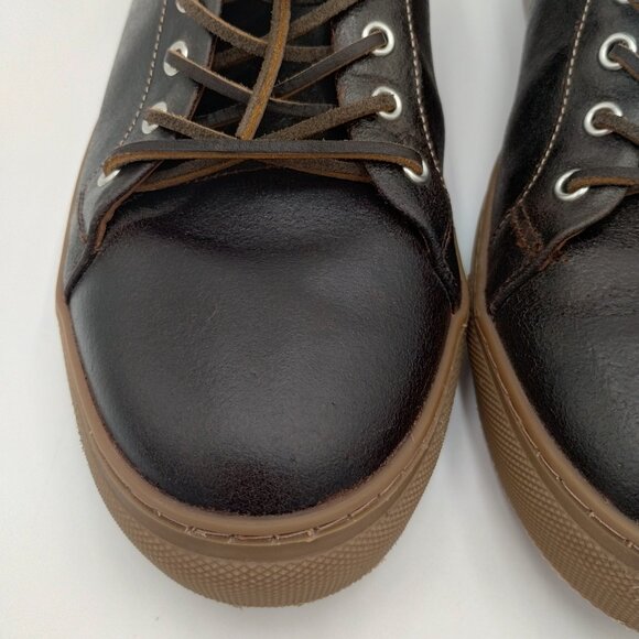 Thursday Everyday Cacao Premier Low Top Sneaker Dark Brown Size 10.5 - Picture 12 of 13